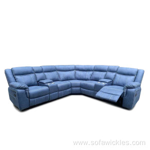 Wholesale Science and Technology Cloth Corner Recliner Sofa